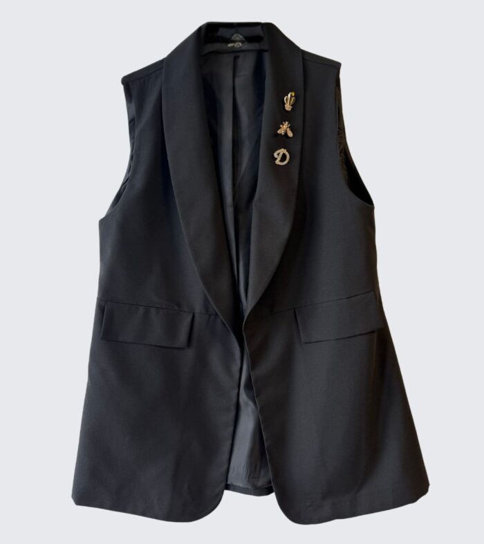 GILET LUNGO ELEGANTE
